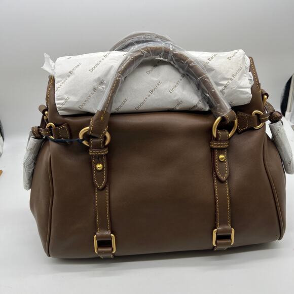 Dooney & Bourke Women Handbags Florentine Leather Satchel Elephant - Picture 3 of 16